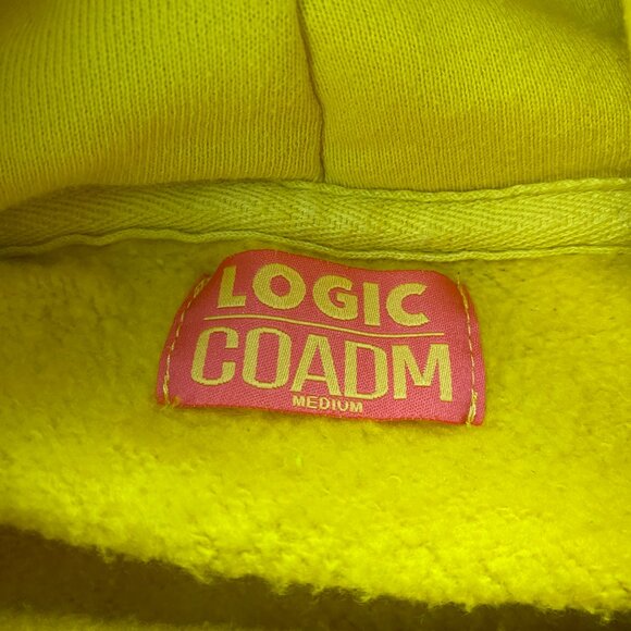 Logic Tour Confessions of a Dangerous Mind Tour Sweatshirt Yellow Rap Streetwear - Picture 6 of 6